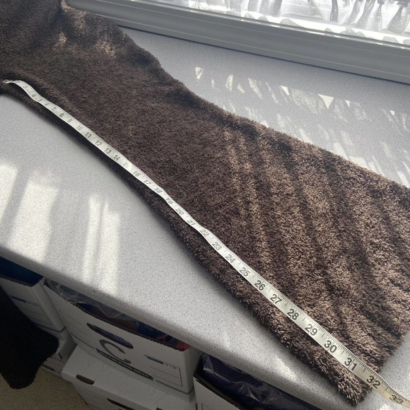 Urban Outfitters Out From Under Size Large Fuzzy Flare Lounge Pants Brown Plush - Picture 11 of 12